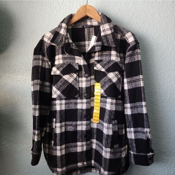 Members mark plaid shacket new with tags - Picture 1 of 11